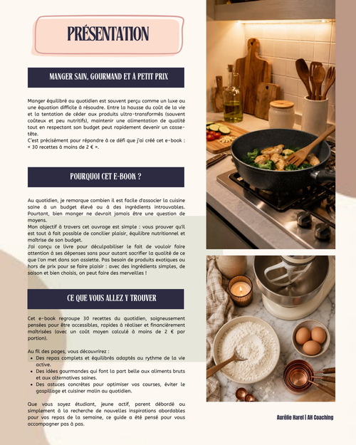 30 recettes à moins de 2€